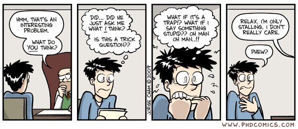  "Piled Higher and Deeper" by Jorge Cham. www.phdcomics.com